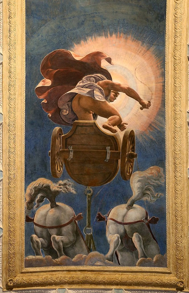 164-Stanza del Sole, Palazzo del Tè, Mantova - dettaglio
